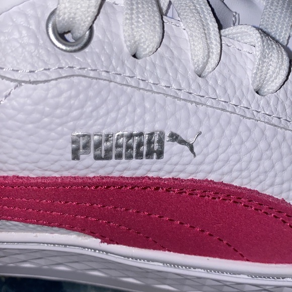 Womens Puma Smash Platform Sneakers - Picture 4 of 11